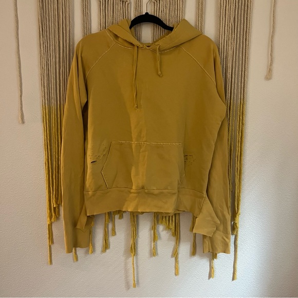 Frank & Eileen Sweaters - Frank & Eileen Revolve Tee Lab Yellow Distressed Hoodie